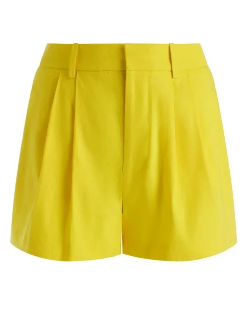 NWT Alice + Olivia Conry Linen Pleated Short Sz 8